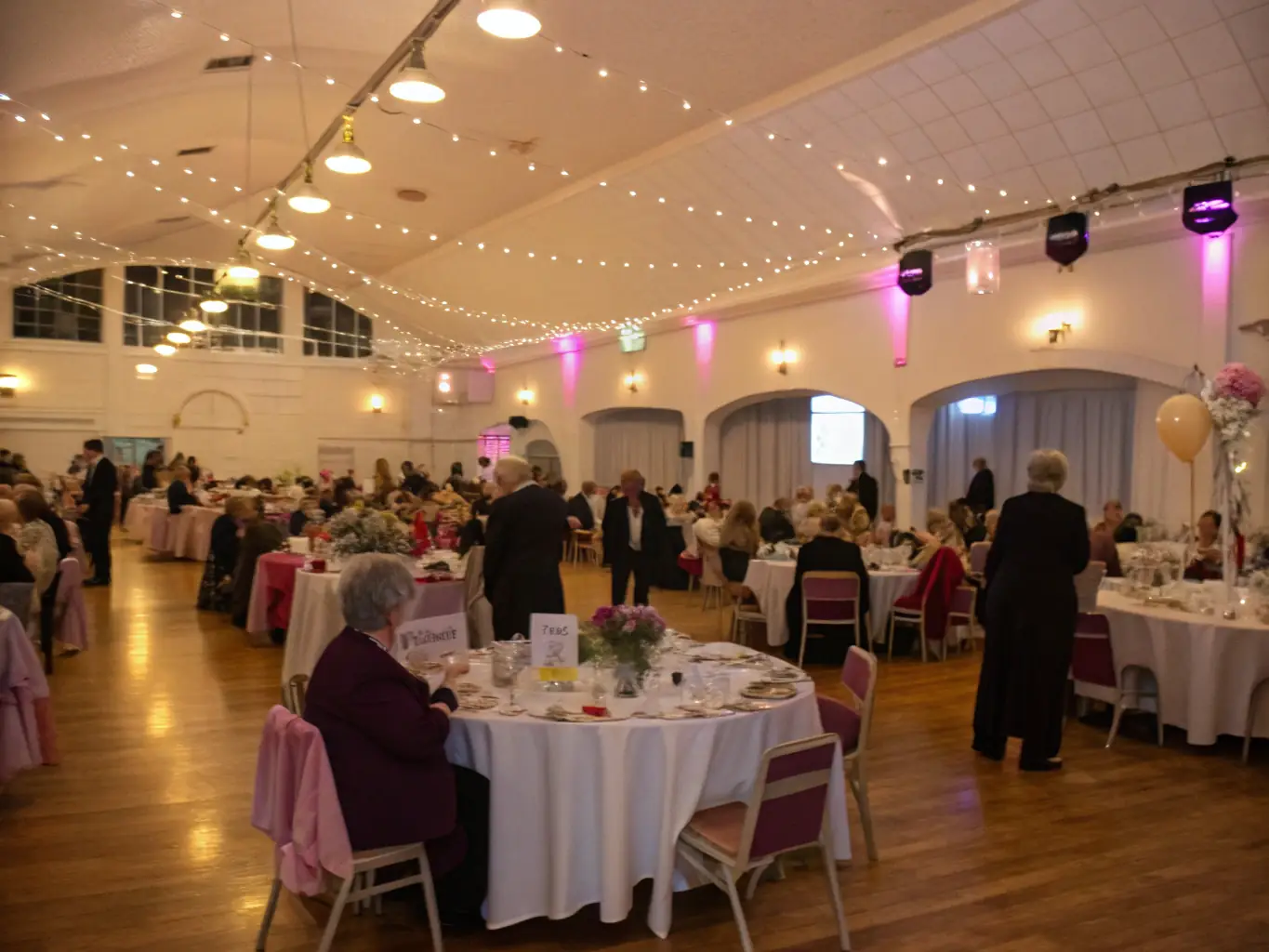 A photograph of a fundraising gala event held at the museum, showcasing community members supporting the organization's mission through donations and sponsorships.